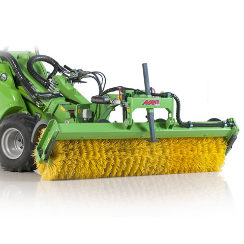 Avant loader attachments - rotary broom