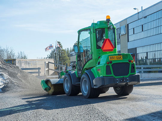 Avant® front loaders - rotary broom UK Avant sales