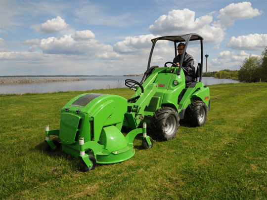 Avant® front loaders - collecting lawnmower 1200 UK Avant sales