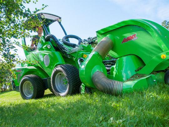 Avant® front loaders - collecting lawnmower 1500 UK Avant sales