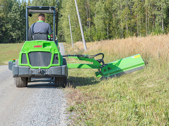 Avant® front loaders - hydraulic boom flail mowers UK Avant sales