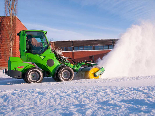 Avant® front loaders - rotary broom UK Avant sales