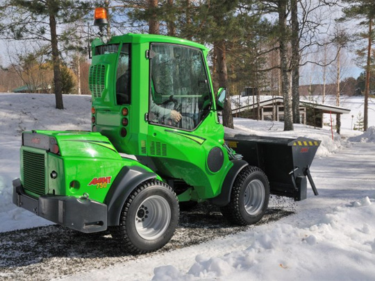 Avant® front loaders - sand / salt spreader UK Avant sales