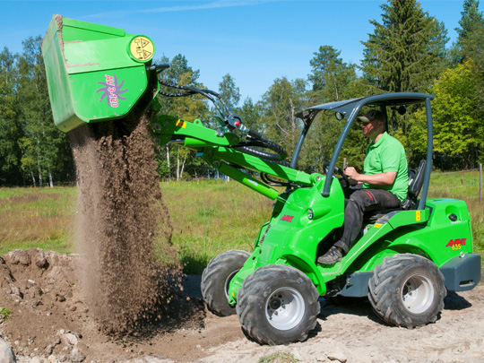 Avant® front loaders - screening bucket UK Avant sales