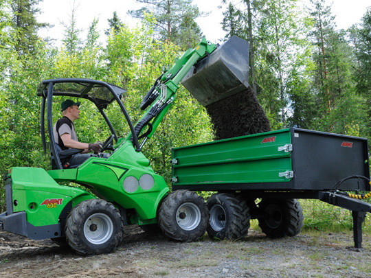 Avant® front loaders - tipping trailers UK Avant sales