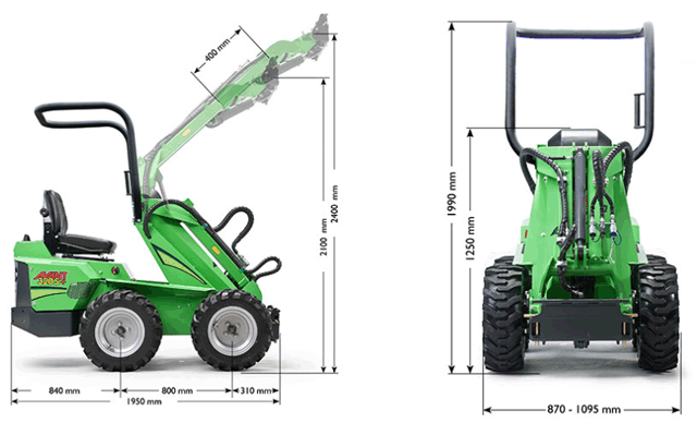 Avant 300 Series loader specificiation