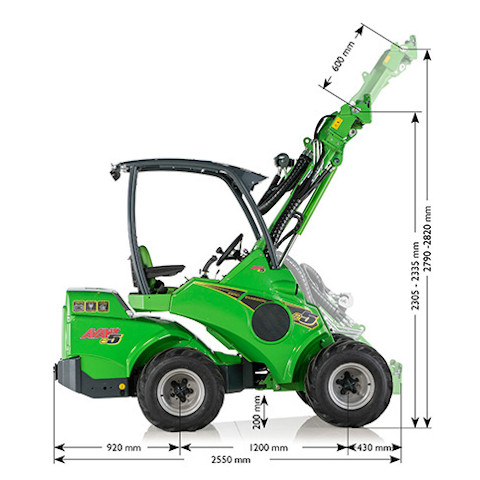 Avant R Series loader specification